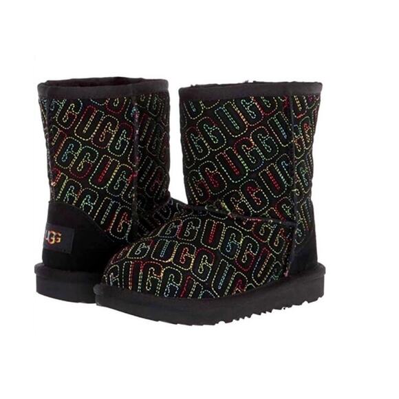UGG Classic II Graphic Stitch Short Boots Baby size 6 - Picture 6 of 6
